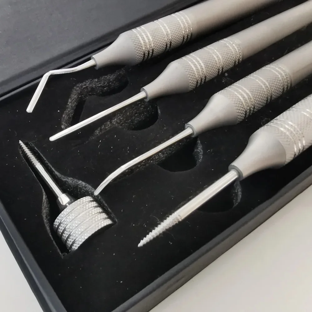 5Pcs Dental Tooth Extraction Flex Periotome Power Kit Titanium Tip Flexible Dental Instruments Tool
5Pcs Dental Tooth Extraction Flex Periotome Power Kit Titanium Tip Flexible Dental Instruments Tool