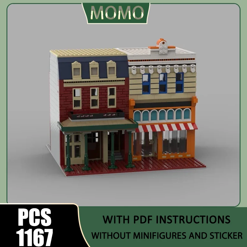 Moc Building Blocks Main Street USA Bakery Technology Bricks City Street View Model DIY Assembly Toys Construstion Holiday Gifts
Moc Building Blocks Main Street USA Bakery Technology Bricks City Street View Model DIY Assembly Toys Construstion Holiday Gifts