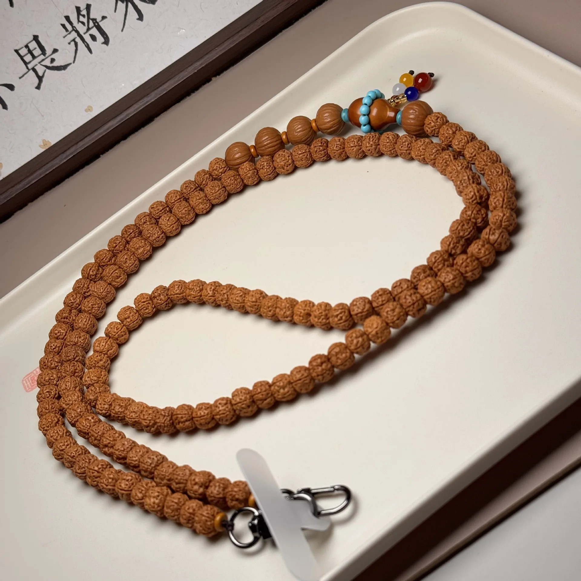 Китайская цепочка для телефона с диагональным узором ваджра-бодхи, из натуральных семян бодхи, унисекс, в качестве ожерелья-цепочки
Китайская цепочка для телефона с диагональным узором ваджра-бодхи, из натуральных семян бодхи, унисекс, в качестве ожерелья-цепочки