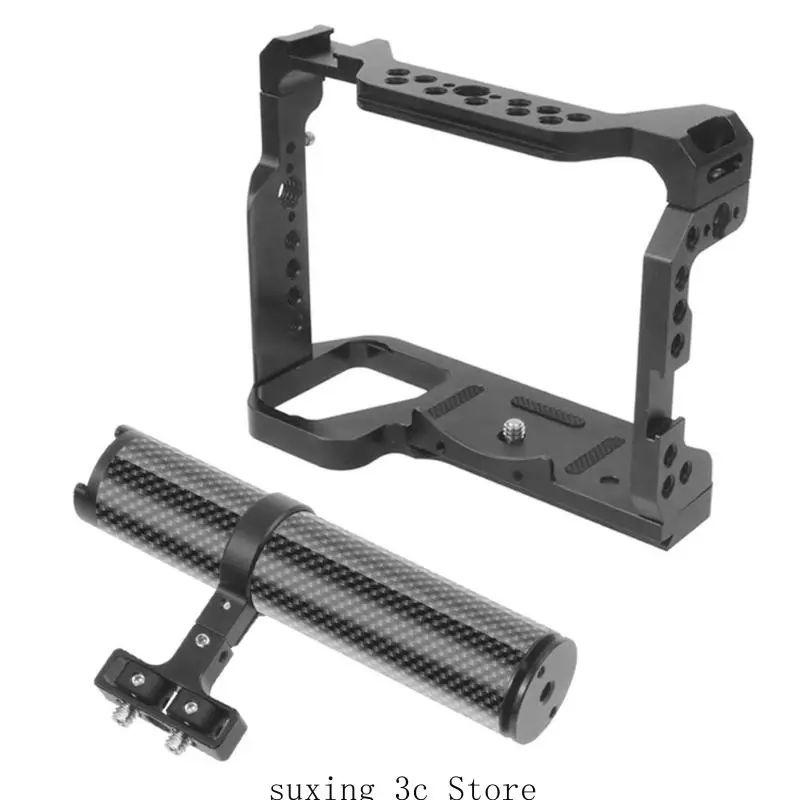 Professional Camera Cage Set Compatible for A7S3 A9 Feature Ergonomic Carbon Fiber Handle Wide Compatibility
Professional Camera Cage Set Compatible for A7S3 A9 Feature Ergonomic Carbon Fiber Handle Wide Compatibility