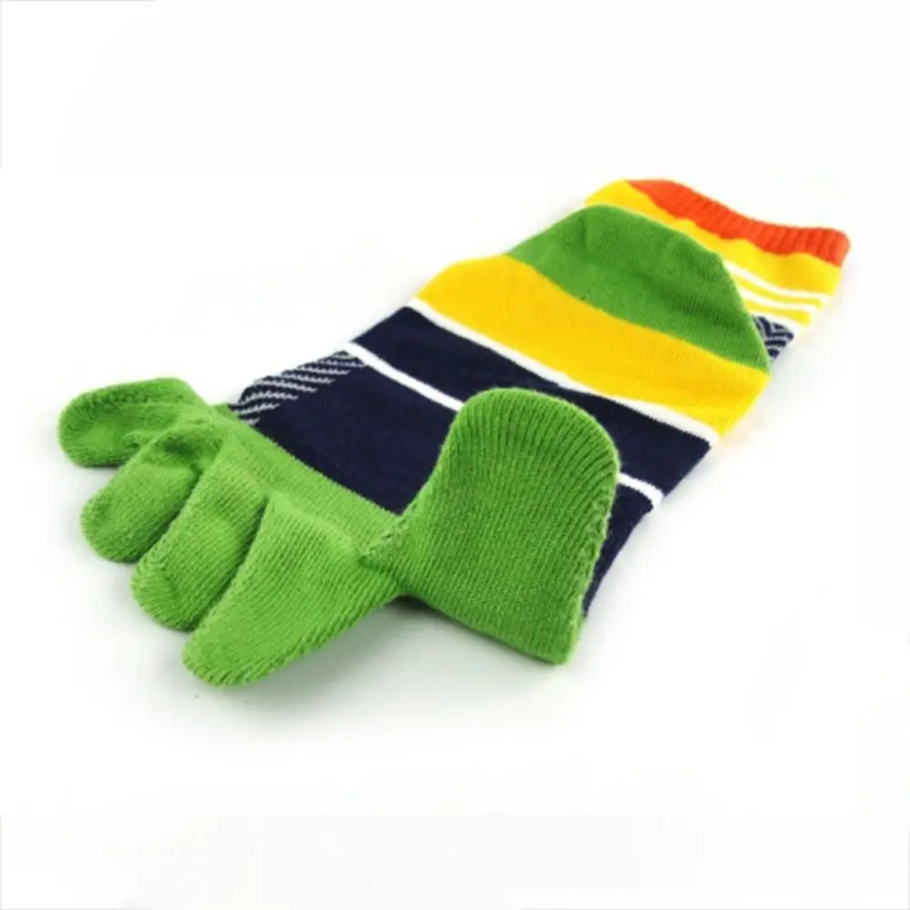 New Organic Cotton Five Finger Short Socks Bright Color Stripe Street Funny Socks with Toe Young Casual Toe Socks
New Organic Cotton Five Finger Short Socks Bright Color Stripe Street Funny Socks with Toe Young Casual Toe Socks