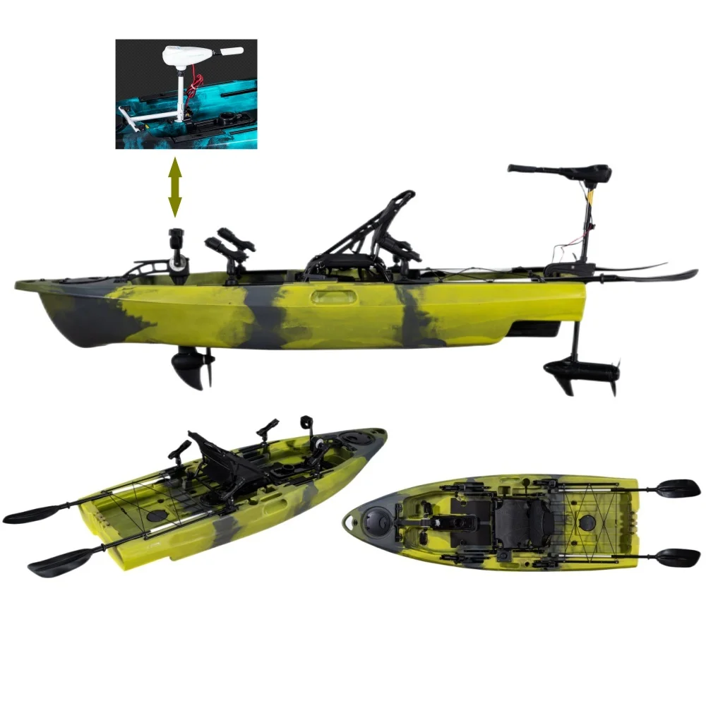 LSF One-Person Fishing Kayak 10ft Pedal Drive Plastic Fish Kano Canoe Single Kayak Chinese Factory Experienced Design
LSF One-Person Fishing Kayak 10ft Pedal Drive Plastic Fish Kano Canoe Single Kayak Chinese Factory Experienced Design