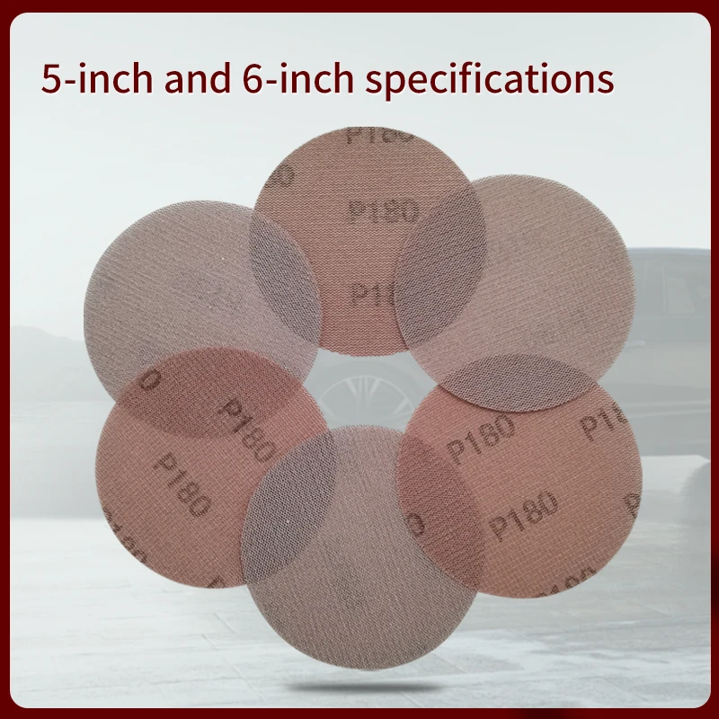 10 pieces of 5 inch dry grinding mesh sand 6 inch round grid sand leather polishing machine flocking self-adhesive
10 pieces of 5 inch dry grinding mesh sand 6 inch round grid sand leather polishing machine flocking self-adhesive