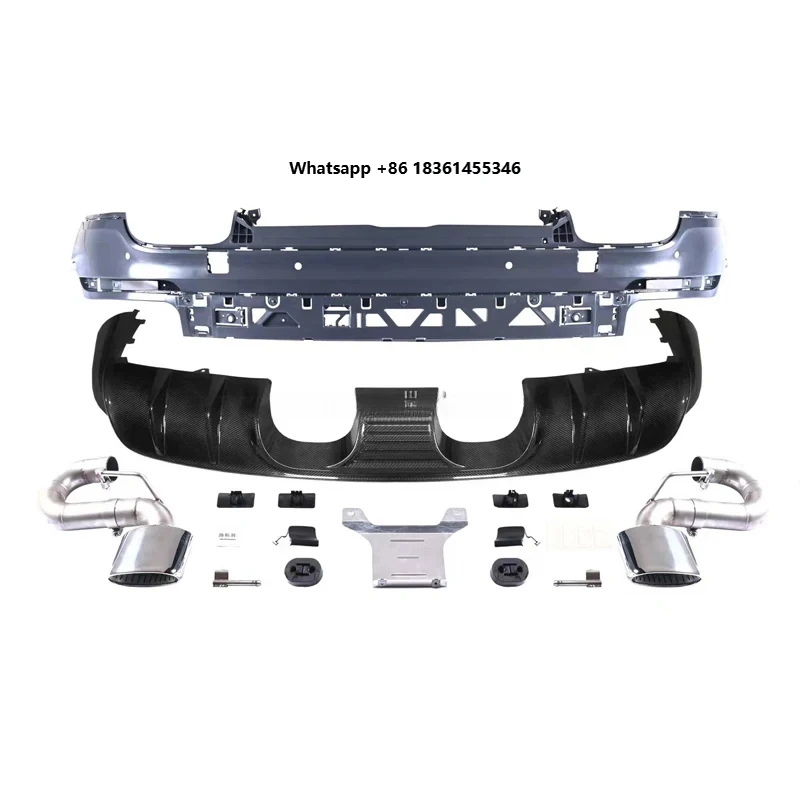 Upgr to Car GT Body Kit Dry Carbon Fiber Rear Bumper Lip Diffuser Tailpipe s Cayen 9Y0 2018- up
Upgr to Car GT Body Kit Dry Carbon Fiber Rear Bumper Lip Diffuser Tailpipe s Cayen 9Y0 2018- up