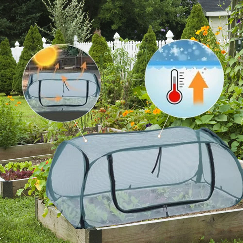 Protect Your Plants with For Raised Bed Garden Cover including PVC panels mesh sides and 4 staple stakes for setup
Protect Your Plants with For Raised Bed Garden Cover including PVC panels mesh sides and 4 staple stakes for setup