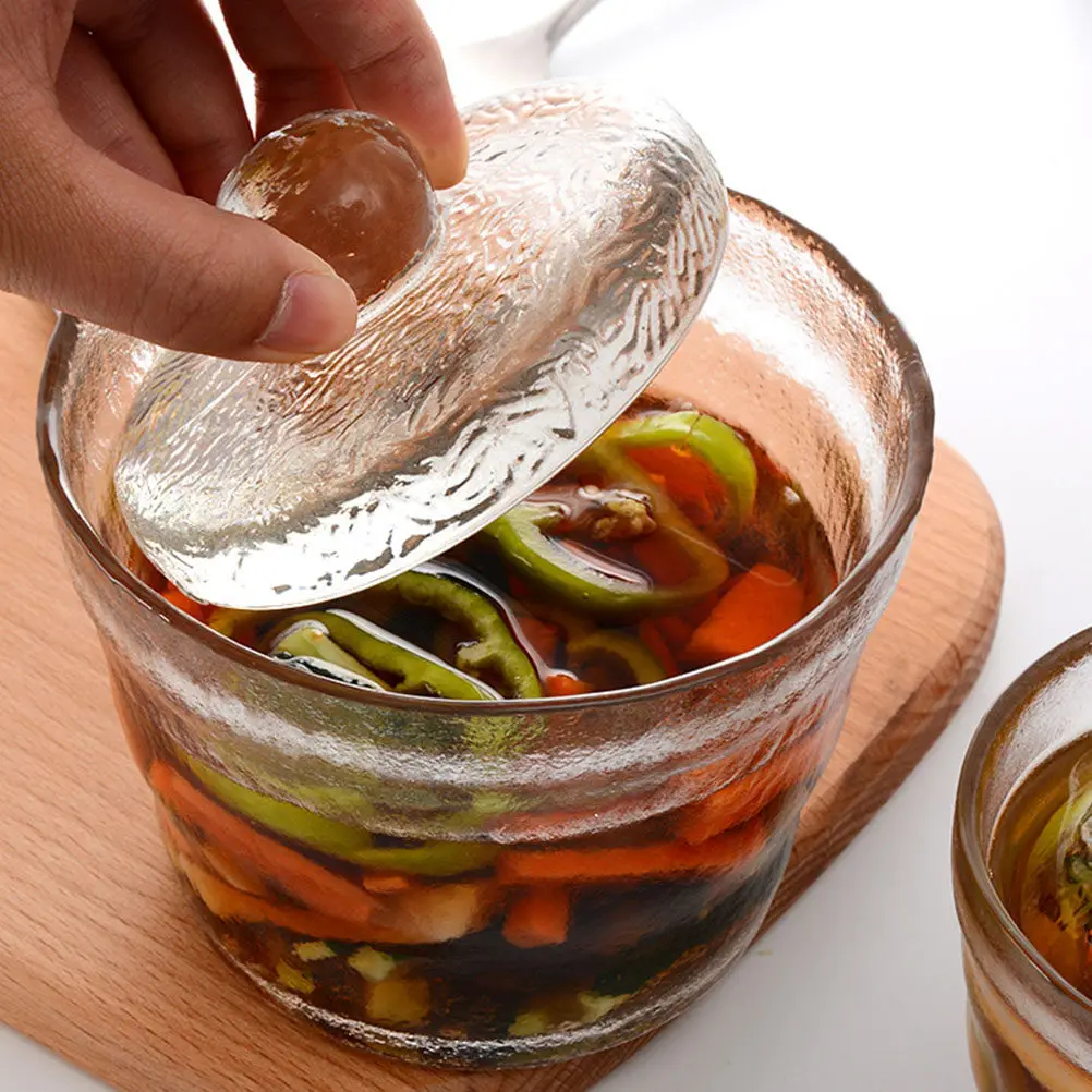 1Set Transparent Glass Pickle Jar Heavy Duty Sealed Container Large Capacity Fermenting Jar for Home Kitchen Pickling Storage
1Set Transparent Glass Pickle Jar Heavy Duty Sealed Container Large Capacity Fermenting Jar for Home Kitchen Pickling Storage