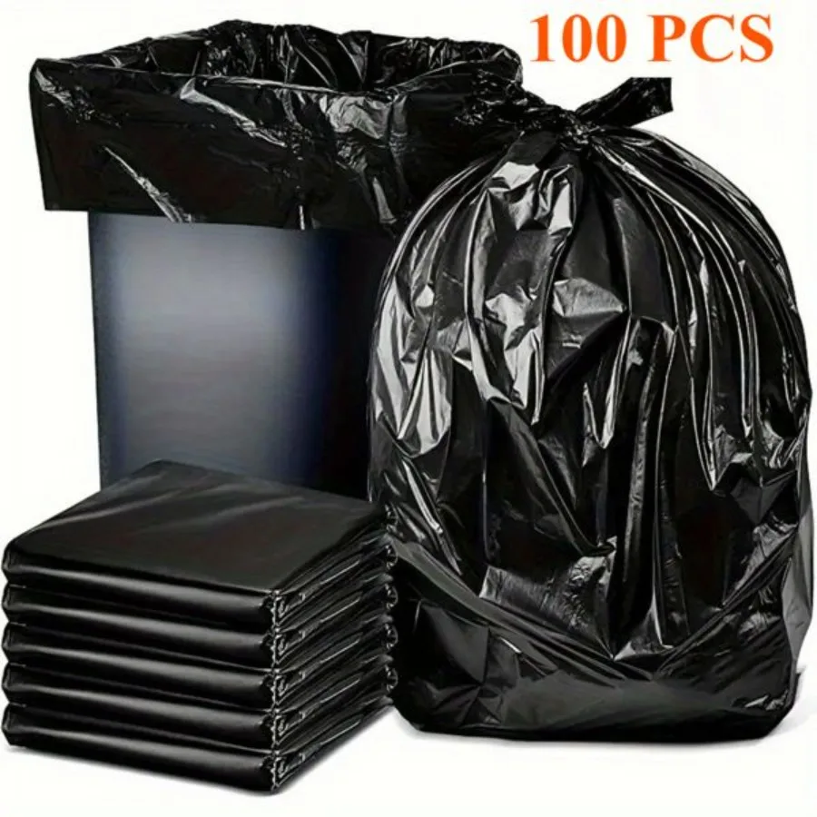 40 Gallon Trash Bags Heavy Duty 100PCS 1.9MIL Trash Bags Large Black Trash Bags 35in39.4in Garbage Bags for Lawn Leaf and Comme 
40 Gallon Trash Bags Heavy Duty 100PCS 1.9MIL Trash Bags Large Black Trash Bags 35in39.4in Garbage Bags for Lawn Leaf and Comme