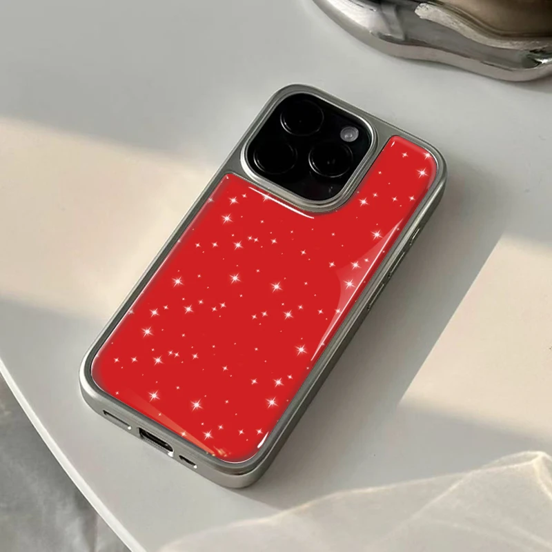 ins Retro Red shining stars Silver Edge Epoxy Phone Case TPU Anti-drop For iPhone XR/11/12/13/14/15/16/17 Pro Max
ins Retro Red shining stars Silver Edge Epoxy Phone Case TPU Anti-drop For iPhone XR/11/12/13/14/15/16/17 Pro Max