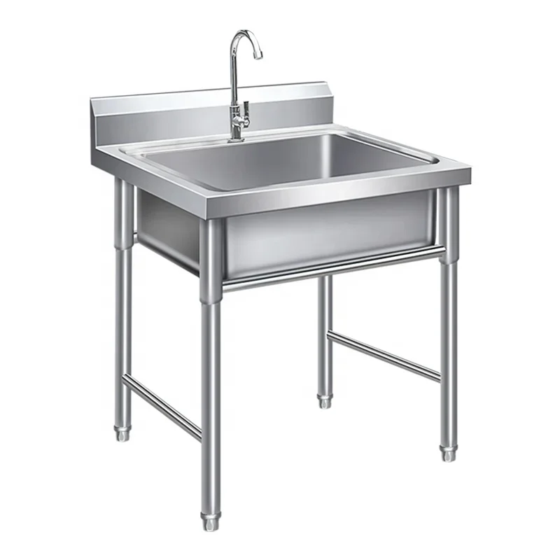 Commercial stainless steel sink with stand kitchen sink wash basin single trough double trough three trough
Commercial stainless steel sink with stand kitchen sink wash basin single trough double trough three trough