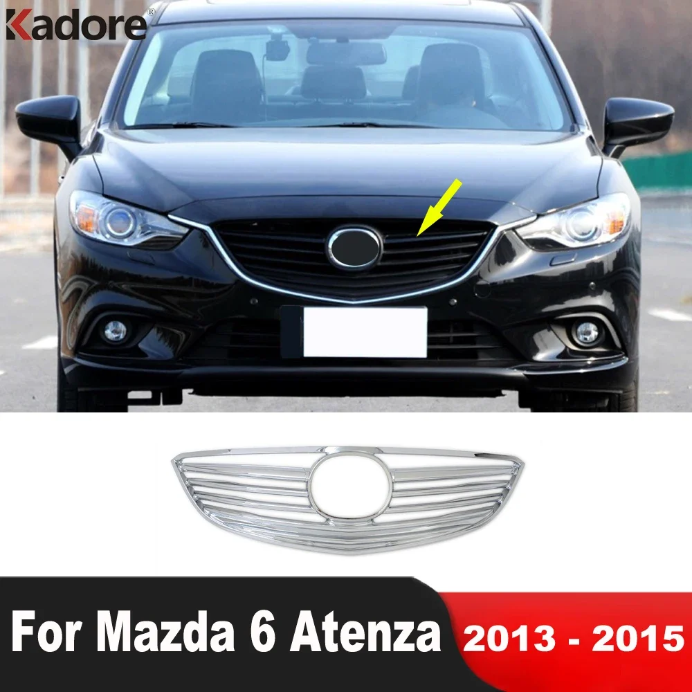 Front Grille Grills Cover Trim For Mazda 6 M6 Atenza 2013 2014 2015 Chrome Car Head Center Racing Grid Mesh Frame Accessories
Front Grille Grills Cover Trim For Mazda 6 M6 Atenza 2013 2014 2015 Chrome Car Head Center Racing Grid Mesh Frame Accessories