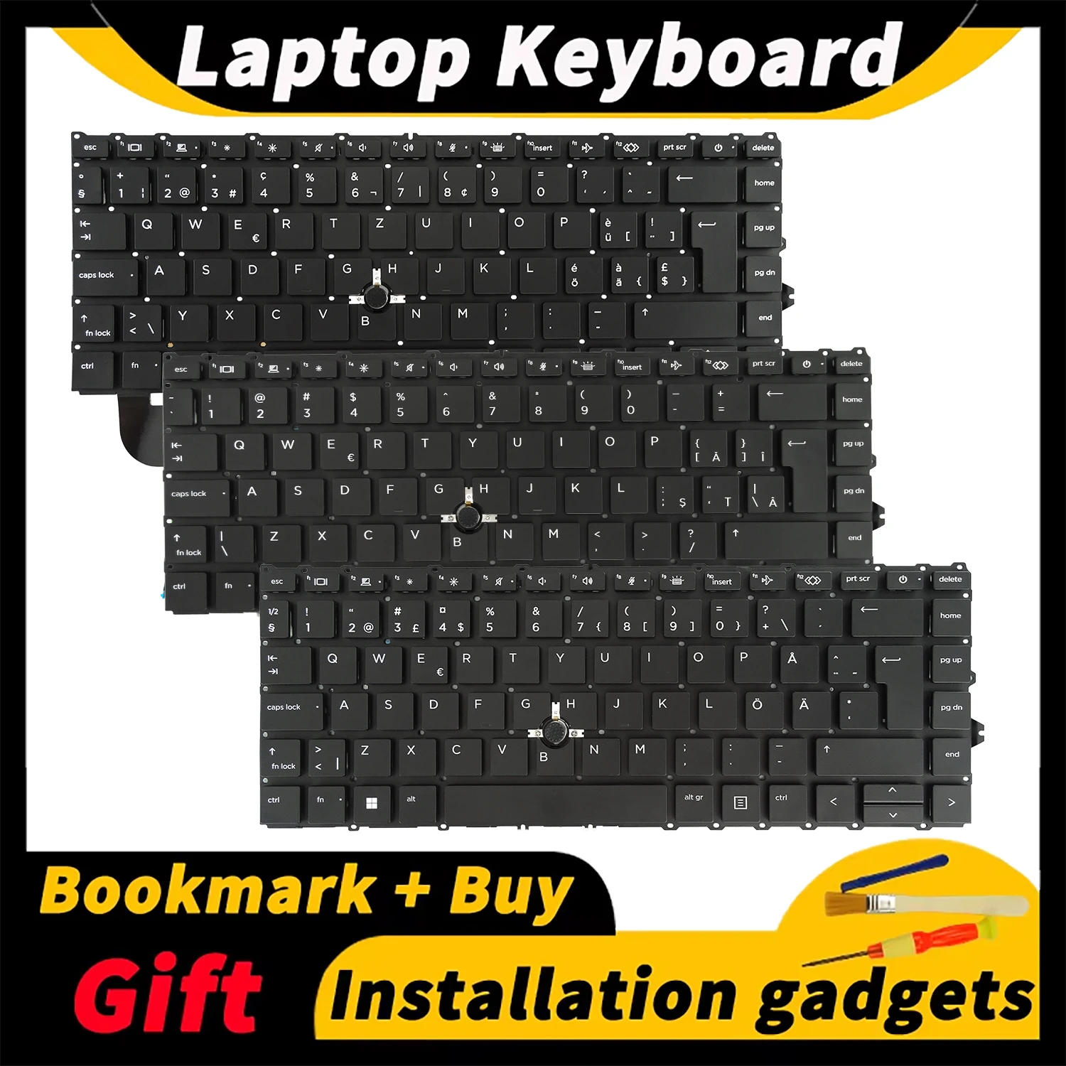 For HP EliteBook 840 G7/845 G7/840 G8 Laptop Backlit Replacement Keyboard US/UK/PT/Latin Spain/French/Spain/DE/Brazil Layout
For HP EliteBook 840 G7/845 G7/840 G8 Laptop Backlit Replacement Keyboard US/UK/PT/Latin Spain/French/Spain/DE/Brazil Layout