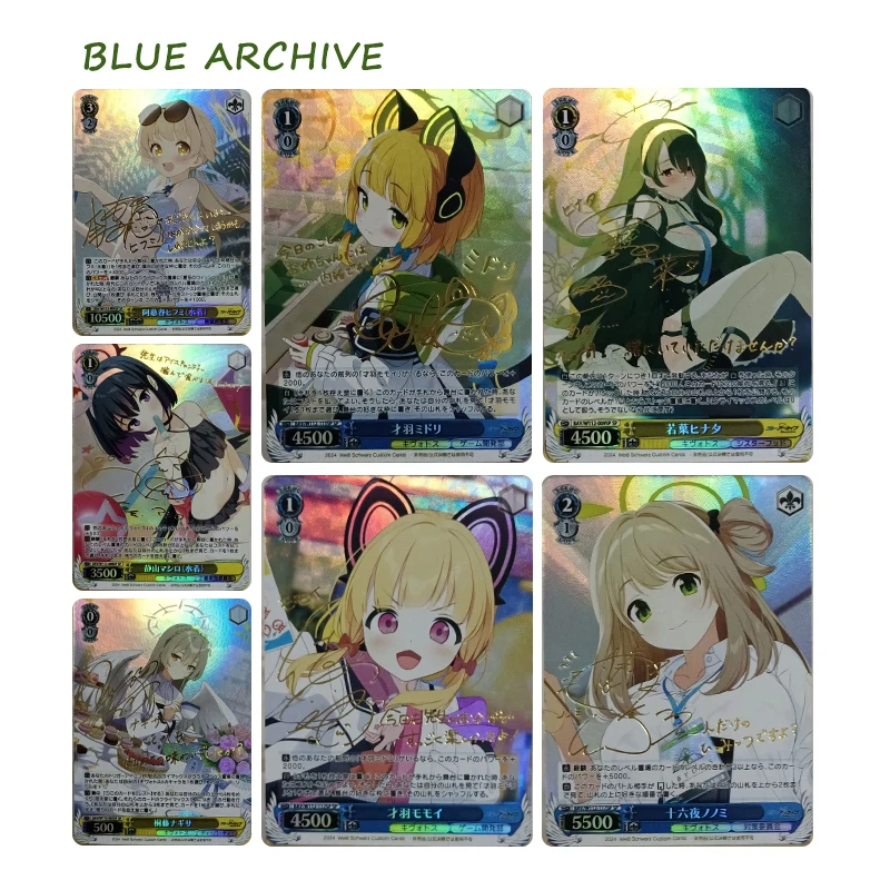Blue Archive Diy Homemade Game Character Takanashi Hoshino Okusora Ayane Gold Color Sign Collection Card Toys Gift
Blue Archive Diy Homemade Game Character Takanashi Hoshino Okusora Ayane Gold Color Sign Collection Card Toys Gift