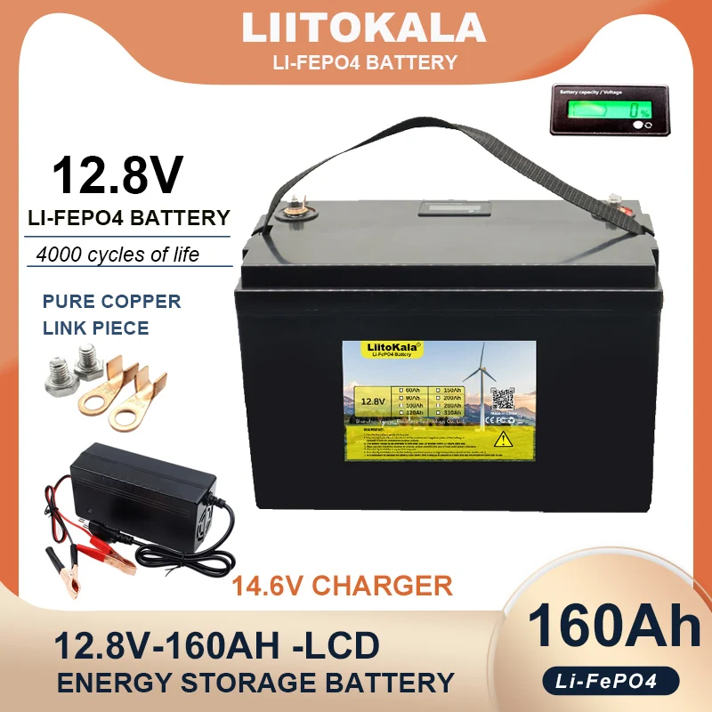 Новинка LiitoKala 12,8 В 14,6 Ач LiFePO4 батарея 12 В 4s литий-железо-фосфатные циклы Инверторные Автомобильные батареи в зарядное устройство
Новинка LiitoKala 12,8 В 14,6 Ач LiFePO4 батарея 12 В 4s литий-железо-фосфатные циклы Инверторные Автомобильные батареи в зарядное устройство
