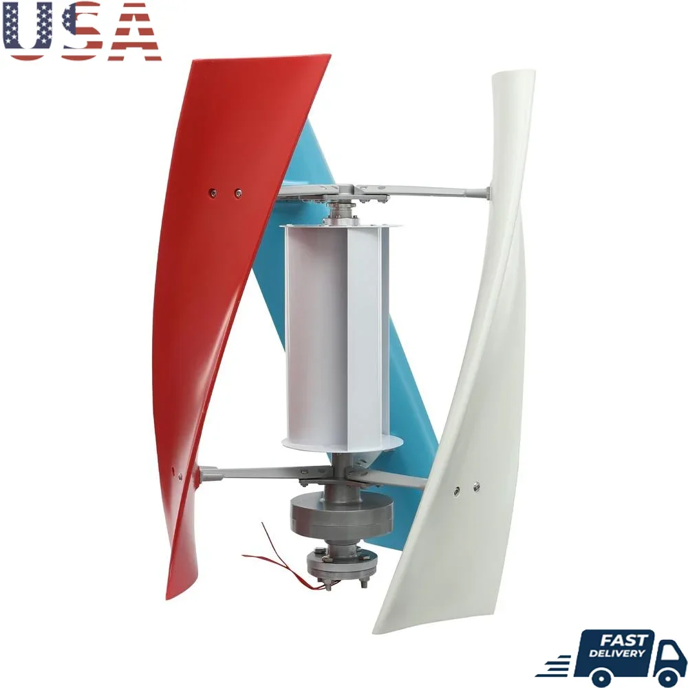 500W Vertical Wind Turbine Electricity Generator Kit High Efficiency Copper Wire Permanent Magnet Low Noise Durable Design
500W Vertical Wind Turbine Electricity Generator Kit High Efficiency Copper Wire Permanent Magnet Low Noise Durable Design