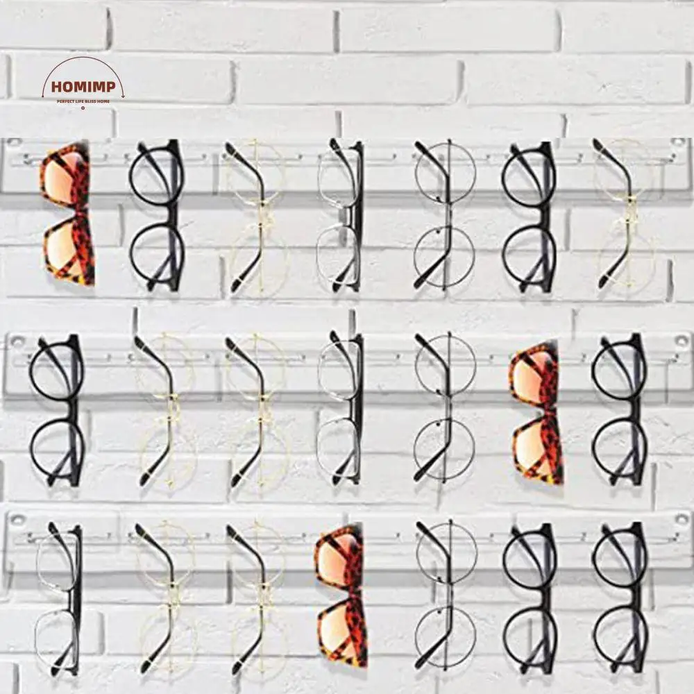 Modern 7 Holes Eyewear Display Rack Acrylic Wall Mounted Sunglasses Display Hanger Transparent Sunglasses Stand Shops
Modern 7 Holes Eyewear Display Rack Acrylic Wall Mounted Sunglasses Display Hanger Transparent Sunglasses Stand Shops