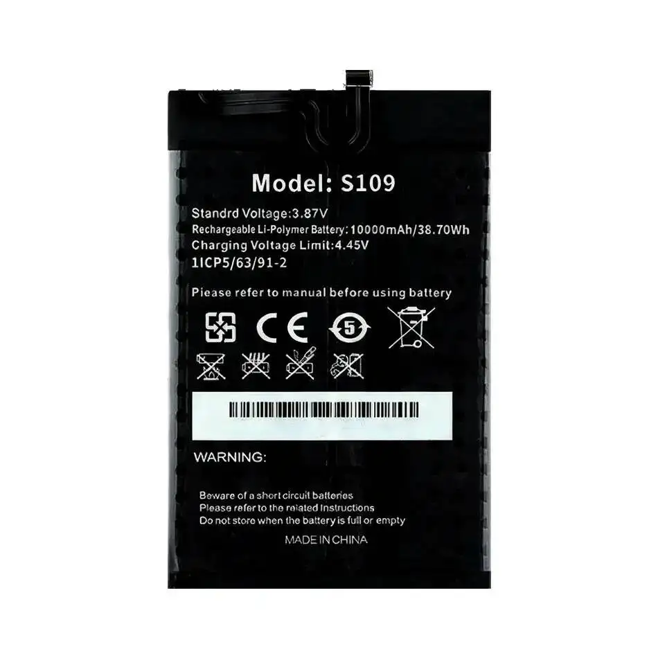 High-Efficiency 10000Mah Mobile Phone Battery For Oukitel WP22 S109
High-Efficiency 10000Mah Mobile Phone Battery For Oukitel WP22 S109