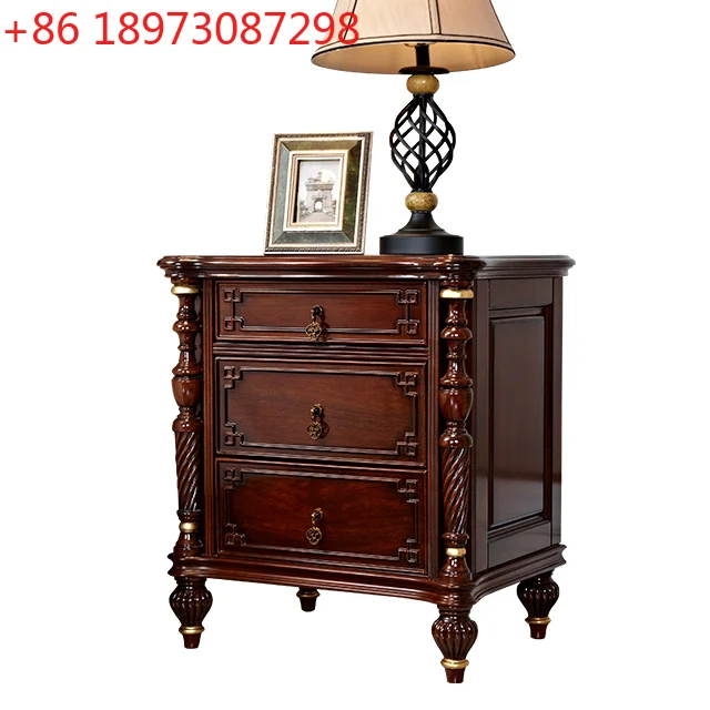 American Style Home Bedroom Furniture Solid Wood Nightstand Small Tables With 3 Drawers C365 1pc
American Style Home Bedroom Furniture Solid Wood Nightstand Small Tables With 3 Drawers C365 1pc