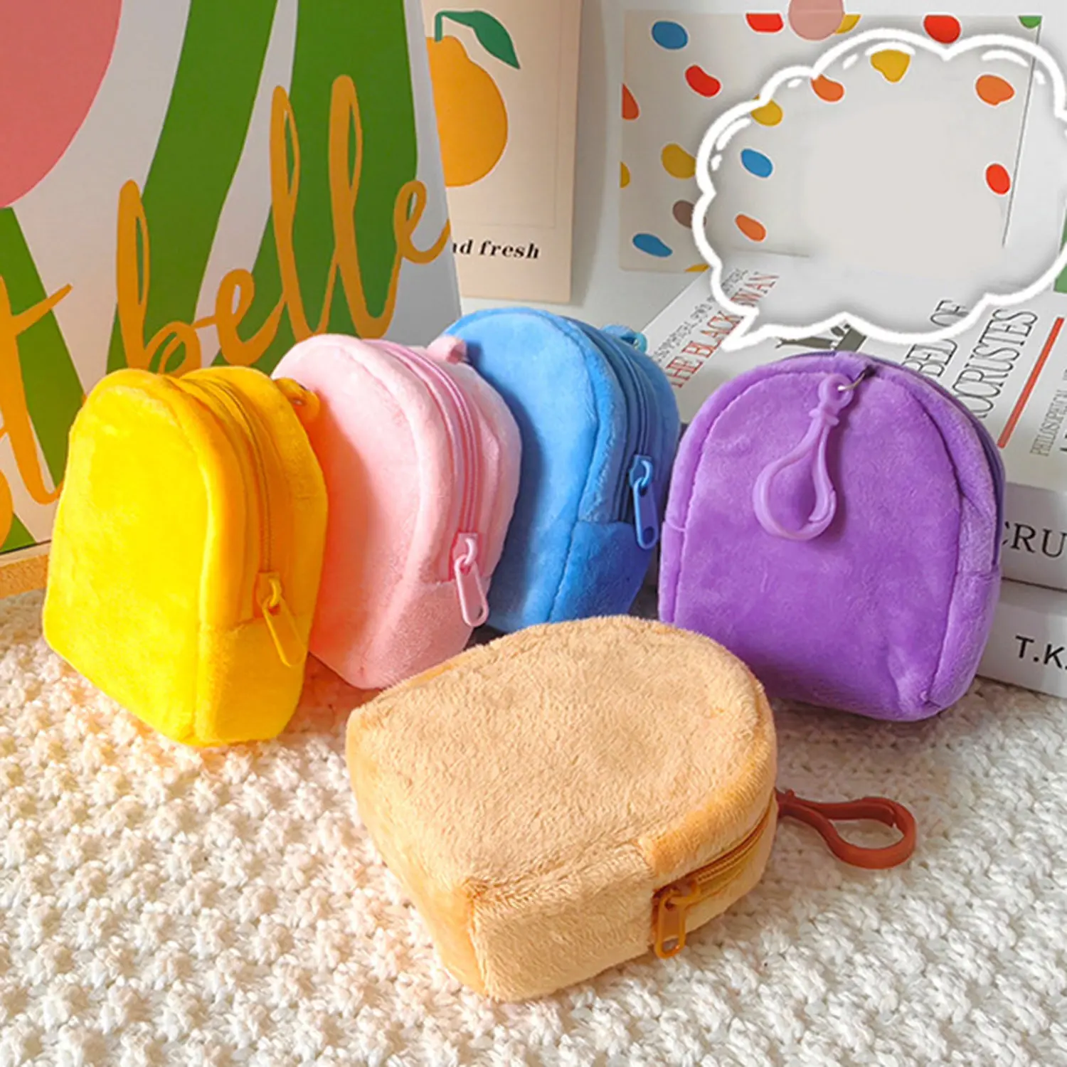 Women Small Coin Purse Soft Plush Zipper Wallets Pouch Mini Schoolbag Change Purses Business Card Holder Ladies Mini Coin Bag
Women Small Coin Purse Soft Plush Zipper Wallets Pouch Mini Schoolbag Change Purses Business Card Holder Ladies Mini Coin Bag