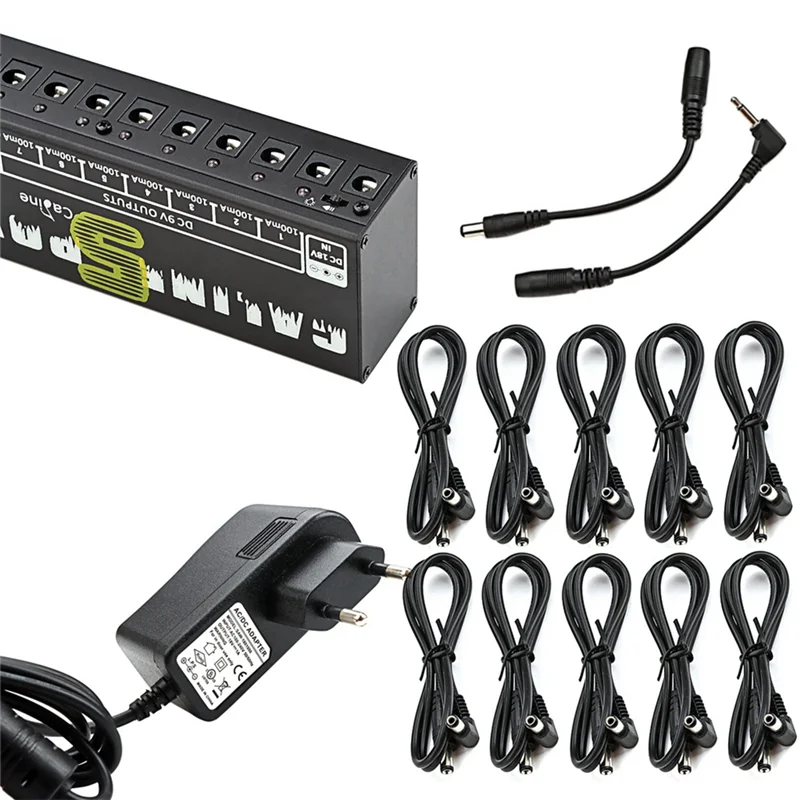 A86G-CP-05 Guitar Effect Pedals Power Supply With DC 9V/12V/18V Outputs (EU Plug)
A86G-CP-05 Guitar Effect Pedals Power Supply With DC 9V/12V/18V Outputs (EU Plug)