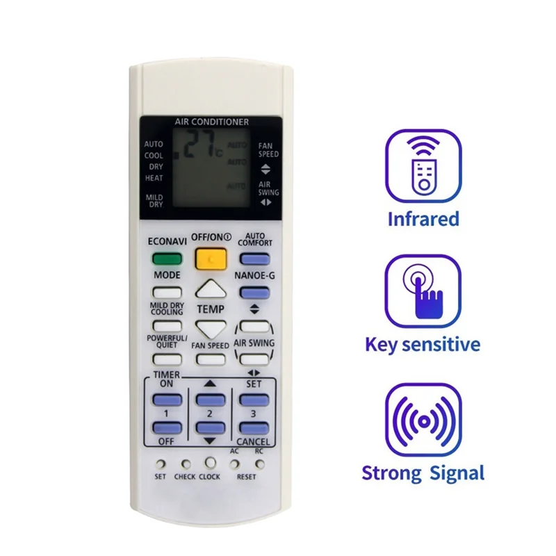 N82R Замените пульт дистанционного управления A75C3706 Forpanasonic Air Conditioner A75C3208 A75C3706 A75C4543 A75C3708 A75C3300
N82R Замените пульт дистанционного управления A75C3706 Forpanasonic Air Conditioner A75C3208 A75C3706 A75C4543 A75C3708 A75C3300