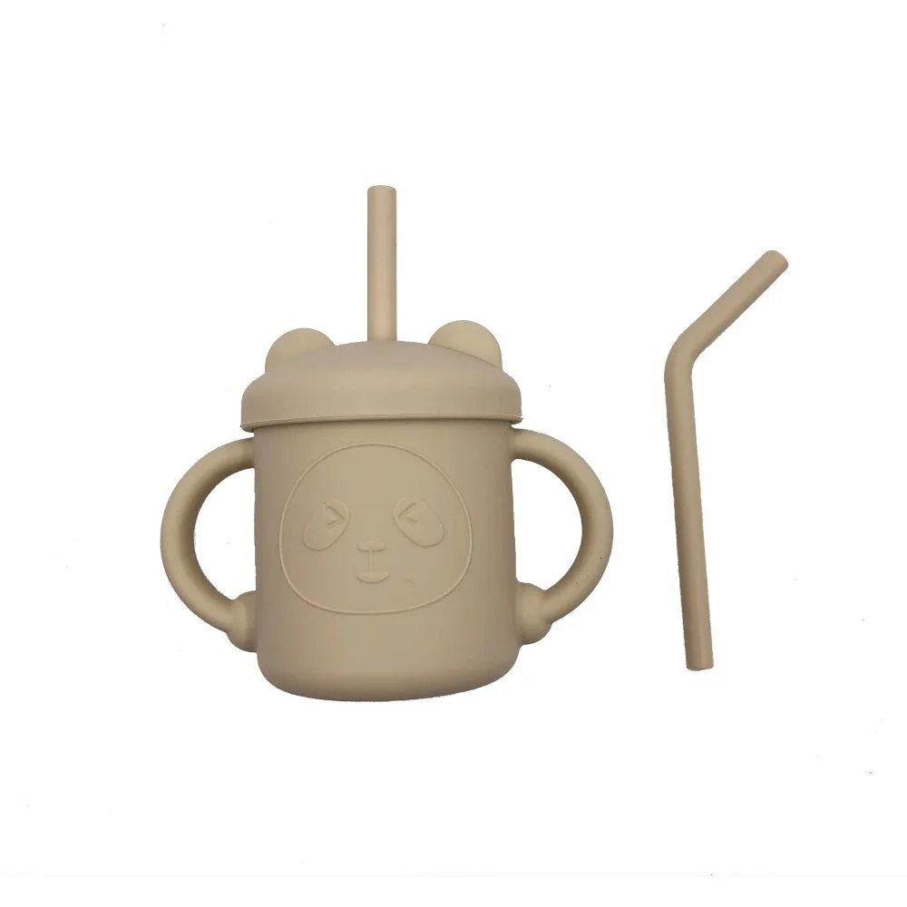 Food Grade Silicone Baby Sippy Cups Cartoon Panda Heat-resistant Feeding Cup Sets BPA Free Drop-proof Baby Straw Cup Milk
Food Grade Silicone Baby Sippy Cups Cartoon Panda Heat-resistant Feeding Cup Sets BPA Free Drop-proof Baby Straw Cup Milk