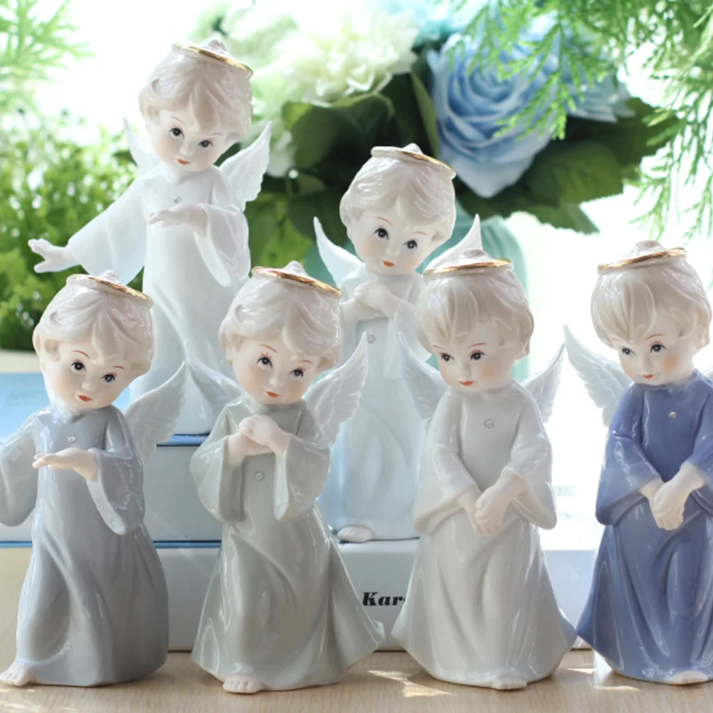 Light Green Small Angel Crafts Handmade Ceramic Desktop Decoration for Home Office Table Ornament Unique Creative Figure Art
Light Green Small Angel Crafts Handmade Ceramic Desktop Decoration for Home Office Table Ornament Unique Creative Figure Art