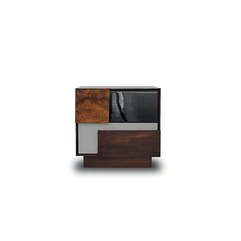 Italian bedroom bedside table board simple modern designer Italian minimalist light luxury casual side cabinet
Italian bedroom bedside table board simple modern designer Italian minimalist light luxury casual side cabinet