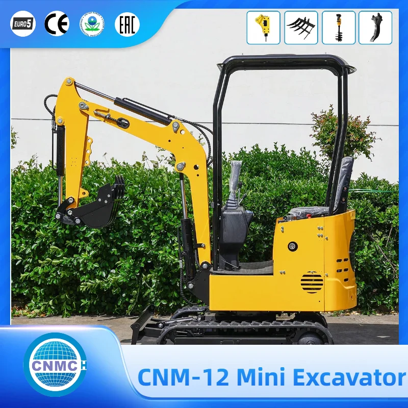 CNMC 1.2 Ton Mini Hydraulic Excavator Loader Multifunctional Customizable High Quality CE EPA Certification Factory Direct Sales
CNMC 1.2 Ton Mini Hydraulic Excavator Loader Multifunctional Customizable High Quality CE EPA Certification Factory Direct Sales