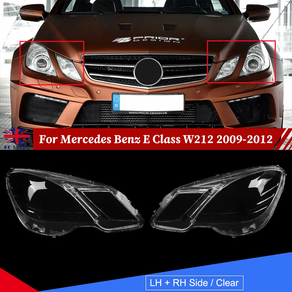 Headlight Lens Cover Replace For Mercedes-Benz E Class W212 E300 E350 2009-2013 Headlight Housing 1 Pair shell Accessories
Headlight Lens Cover Replace For Mercedes-Benz E Class W212 E300 E350 2009-2013 Headlight Housing 1 Pair shell Accessories