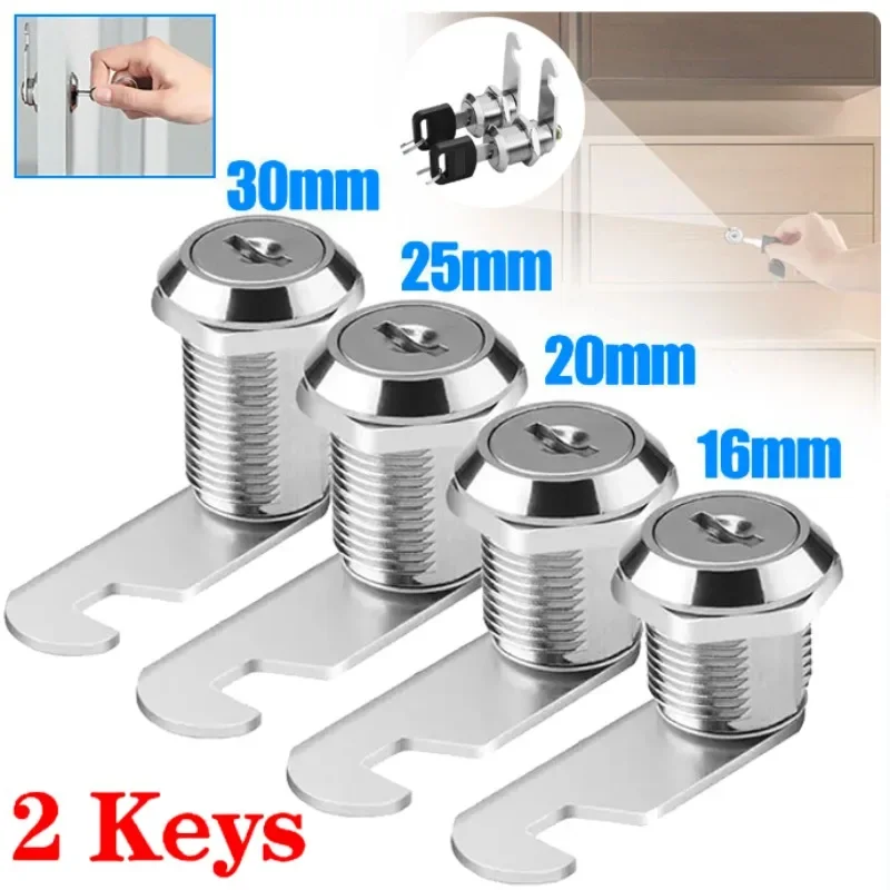 Drawer Cabinet Lock Mail Box Locker Cam Lock Cupboard Door Tongue Lock with 2 Key Home Improvement Furniture Hardware
Drawer Cabinet Lock Mail Box Locker Cam Lock Cupboard Door Tongue Lock with 2 Key Home Improvement Furniture Hardware