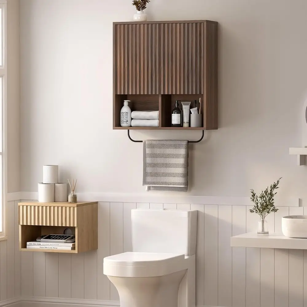 Bathroom Wall Cabinet, luted Wooden Medicine Cabinet Storage with 2 Do, Adjustable Shel and Towels Bar, ern Wall Mount Large loa
Bathroom Wall Cabinet, luted Wooden Medicine Cabinet Storage with 2 Do, Adjustable Shel and Towels Bar, ern Wall Mount Large loa