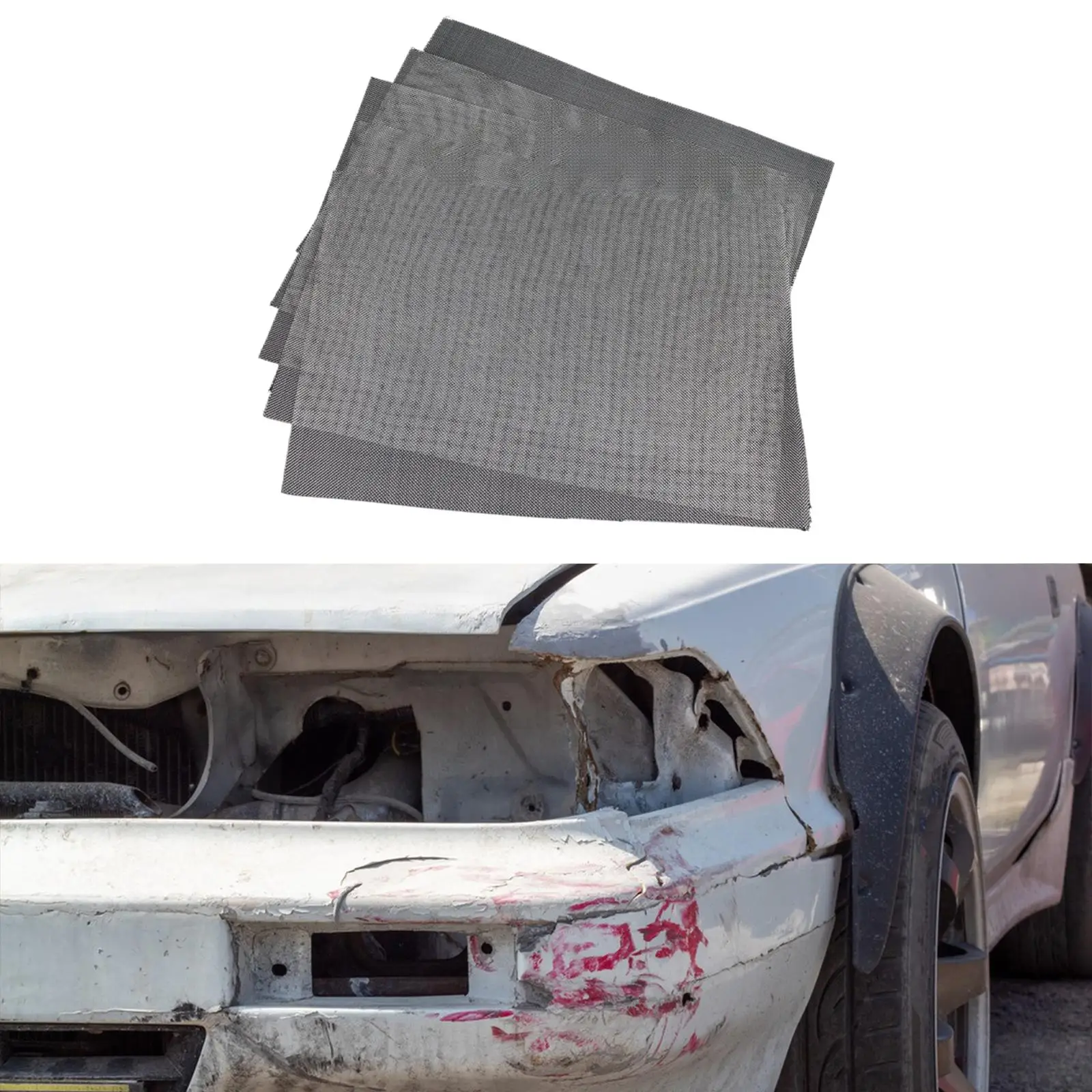 10Pcs Car Repair Mesh Wire Mesh Screen Tungsten Wire Crack Repair Net Crack Fixing Accessories Sturdy Welding Mesh
10Pcs Car Repair Mesh Wire Mesh Screen Tungsten Wire Crack Repair Net Crack Fixing Accessories Sturdy Welding Mesh