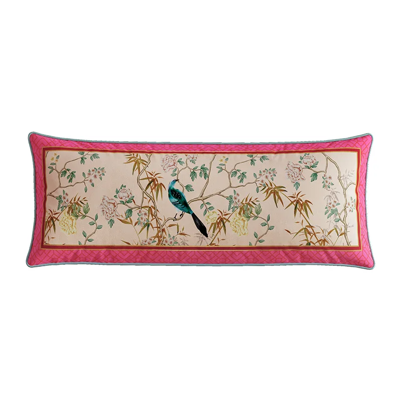 Pink Pillows Flora Birds Cushions 35x100CM Luxury Retro Country Style Decorative Pillow For Sofa Chair Bedding Home Decorations
Pink Pillows Flora Birds Cushions 35x100CM Luxury Retro Country Style Decorative Pillow For Sofa Chair Bedding Home Decorations
