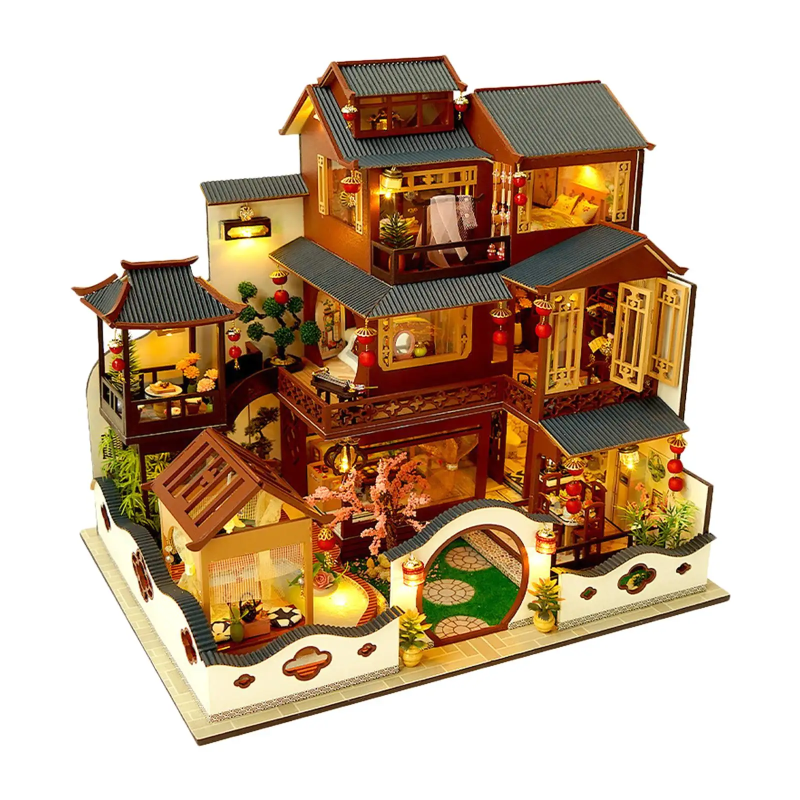 Dollhouse Assemble Kit with Furniture Building Puzzle Miniature Doll House for Lovers
Dollhouse Assemble Kit with Furniture Building Puzzle Miniature Doll House for Lovers