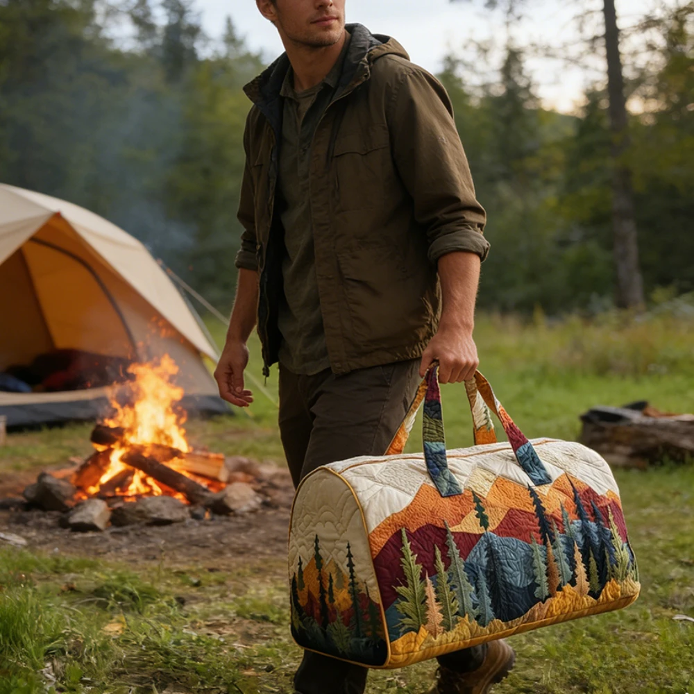 3D Print Quilted Duffle Bag Mountain Forest Lake Cabin Scenery Weekend Gym Overnight Bags Carryall Handbag Travel Camping Hiking
3D Print Quilted Duffle Bag Mountain Forest Lake Cabin Scenery Weekend Gym Overnight Bags Carryall Handbag Travel Camping Hiking