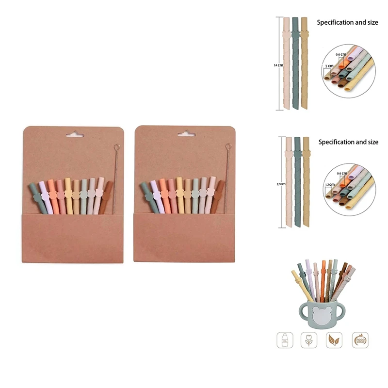 20Pcs Multicolor Silicone Straws Non-Disposable Universal Straws For Smoothie Drinks Foldable For Home And Travel Reusable B
20Pcs Multicolor Silicone Straws Non-Disposable Universal Straws For Smoothie Drinks Foldable For Home And Travel Reusable B