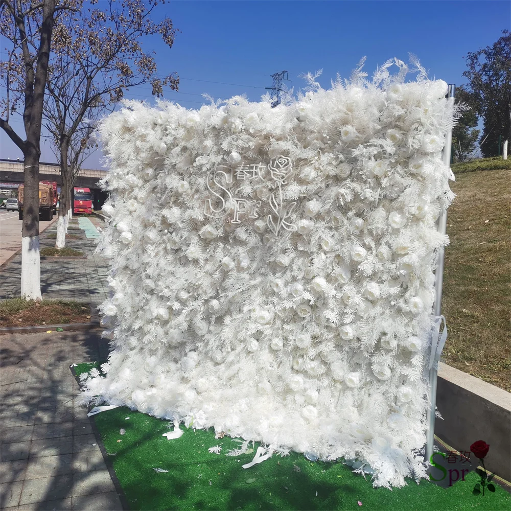 SPR flower wall backdrop high quality roll up artificial silk rose and hydrangea moveable panels for outdoor wedding decoration
SPR flower wall backdrop high quality roll up artificial silk rose and hydrangea moveable panels for outdoor wedding decoration