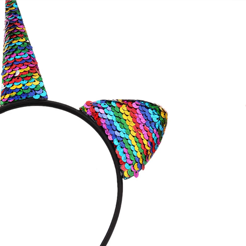 3pcs Unicorn Headband Headwear Cat Ears Hair Hoop Sequins Shining Comfortable Strong Reversible Kids Party
3pcs Unicorn Headband Headwear Cat Ears Hair Hoop Sequins Shining Comfortable Strong Reversible Kids Party