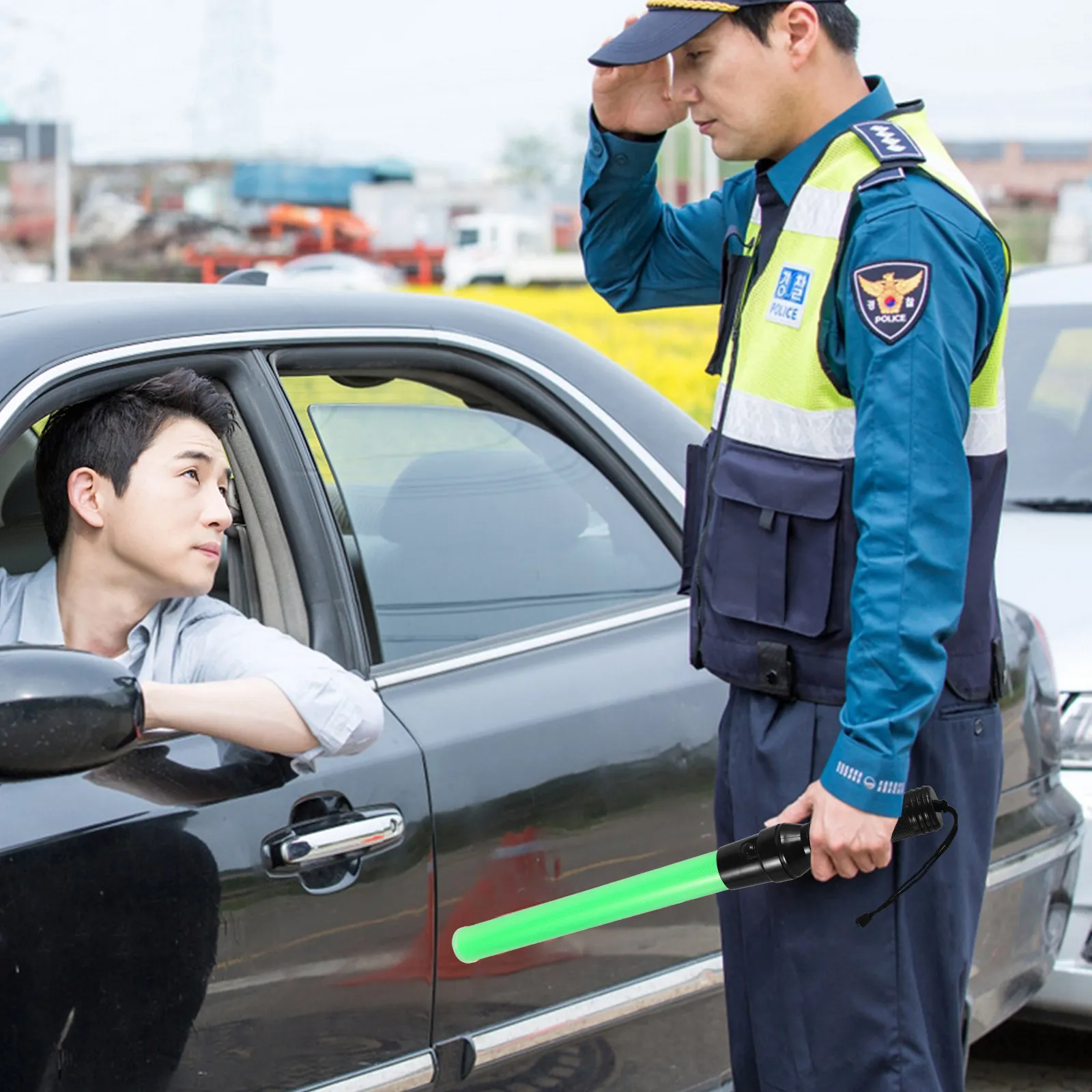 2Pcs LED Baton 54Cm Fluorescent Traffic Wand for Night Visibility High Reflective Tool
2Pcs LED Baton 54Cm Fluorescent Traffic Wand for Night Visibility High Reflective Tool