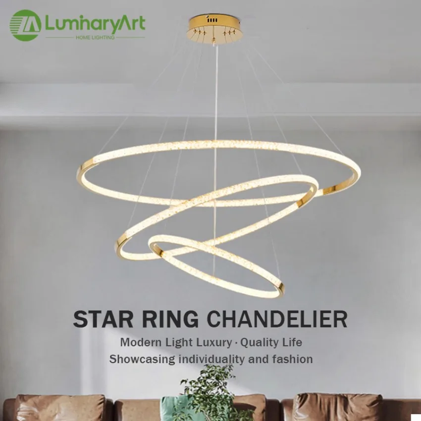 Modern LED Pendant Lights Personalized Decorative Lights Living Room Dining Room Luxurious Stainless Steel Interior Lighting
Modern LED Pendant Lights Personalized Decorative Lights Living Room Dining Room Luxurious Stainless Steel Interior Lighting