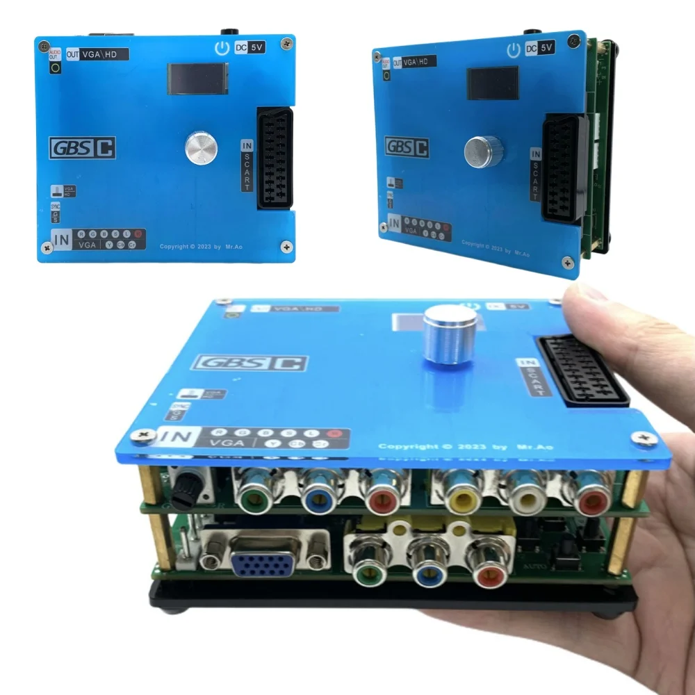 New GBSC Converter Supports 1080P Retro Video Game Signal Converter VGA/SCART To VGA GBS Control Video Converter for PS2 Console
New GBSC Converter Supports 1080P Retro Video Game Signal Converter VGA/SCART To VGA GBS Control Video Converter for PS2 Console