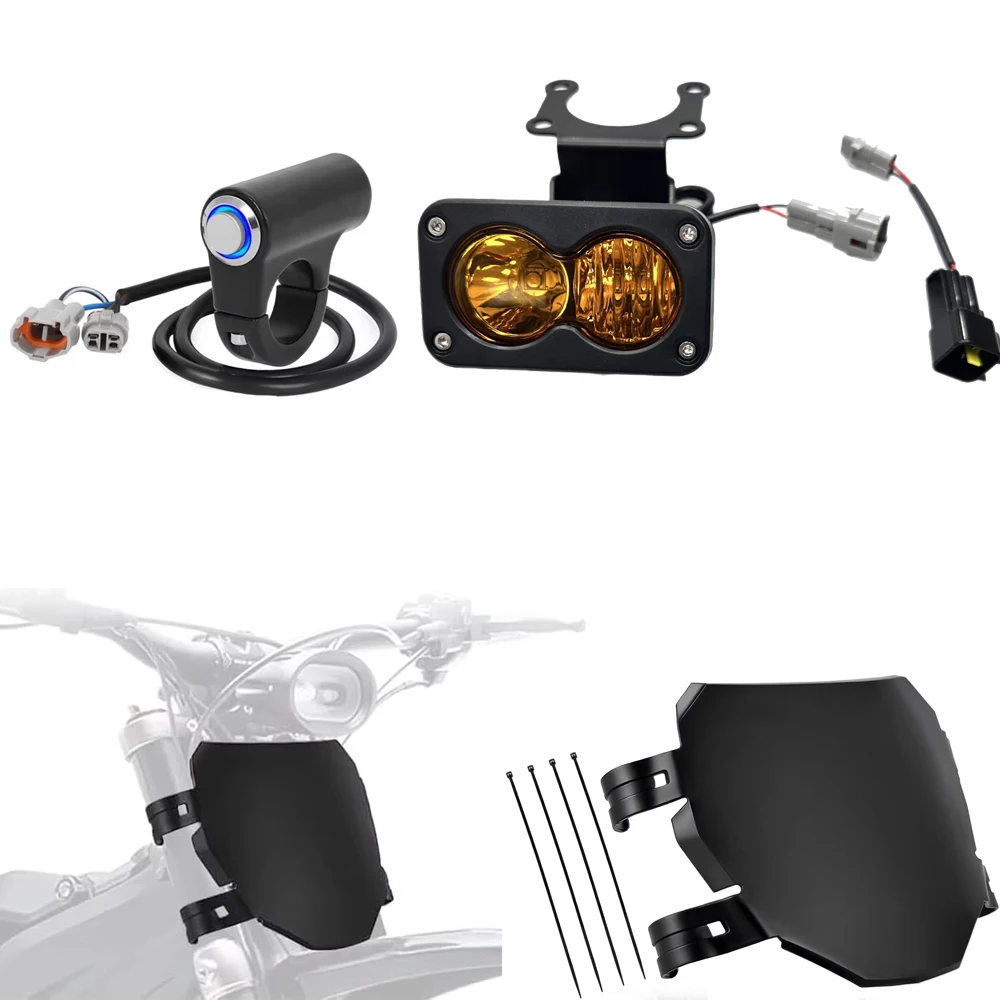 Headlight Kit 6000-6500K Led Light Bar for Surron Taparia, Universal Electric Bike Number Plate Front License Registration Plate
Headlight Kit 6000-6500K Led Light Bar for Surron Taparia, Universal Electric Bike Number Plate Front License Registration Plate