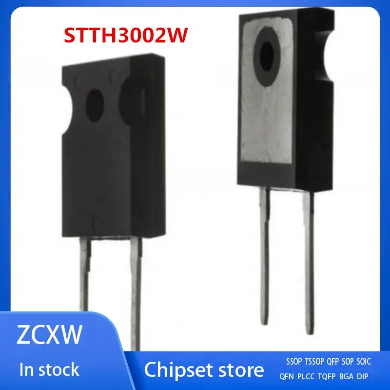 10 шт./лот STTH3006W STTH3002W TO-247 30A 600V/200V
10 шт./лот STTH3006W STTH3002W TO-247 30A 600V/200V