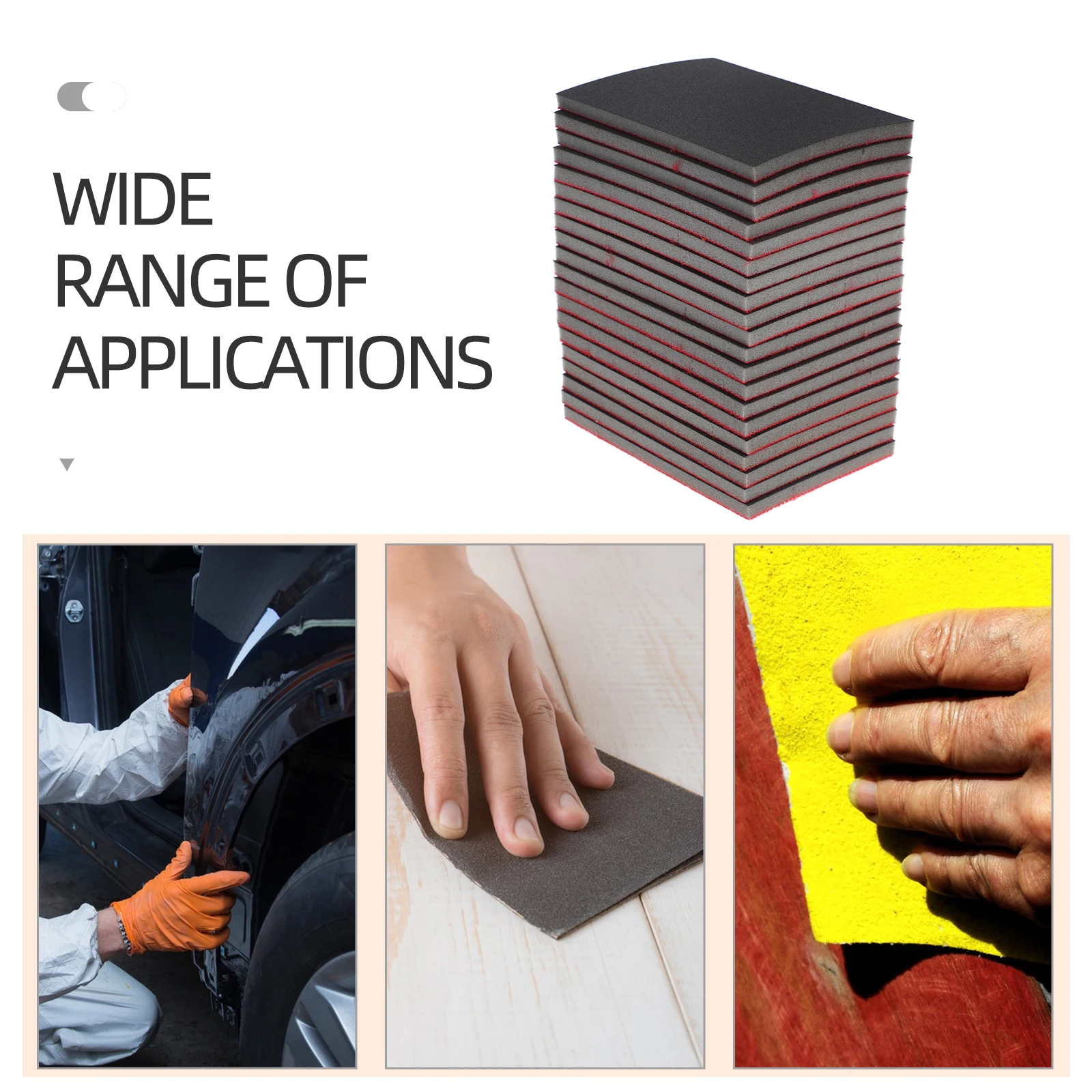 18pcs Sanding Sponge Hand Sander Model Polishing Tools Grinding Abrasive Wood Plastic Drywall Flocking Technology Soft Base
18pcs Sanding Sponge Hand Sander Model Polishing Tools Grinding Abrasive Wood Plastic Drywall Flocking Technology Soft Base
