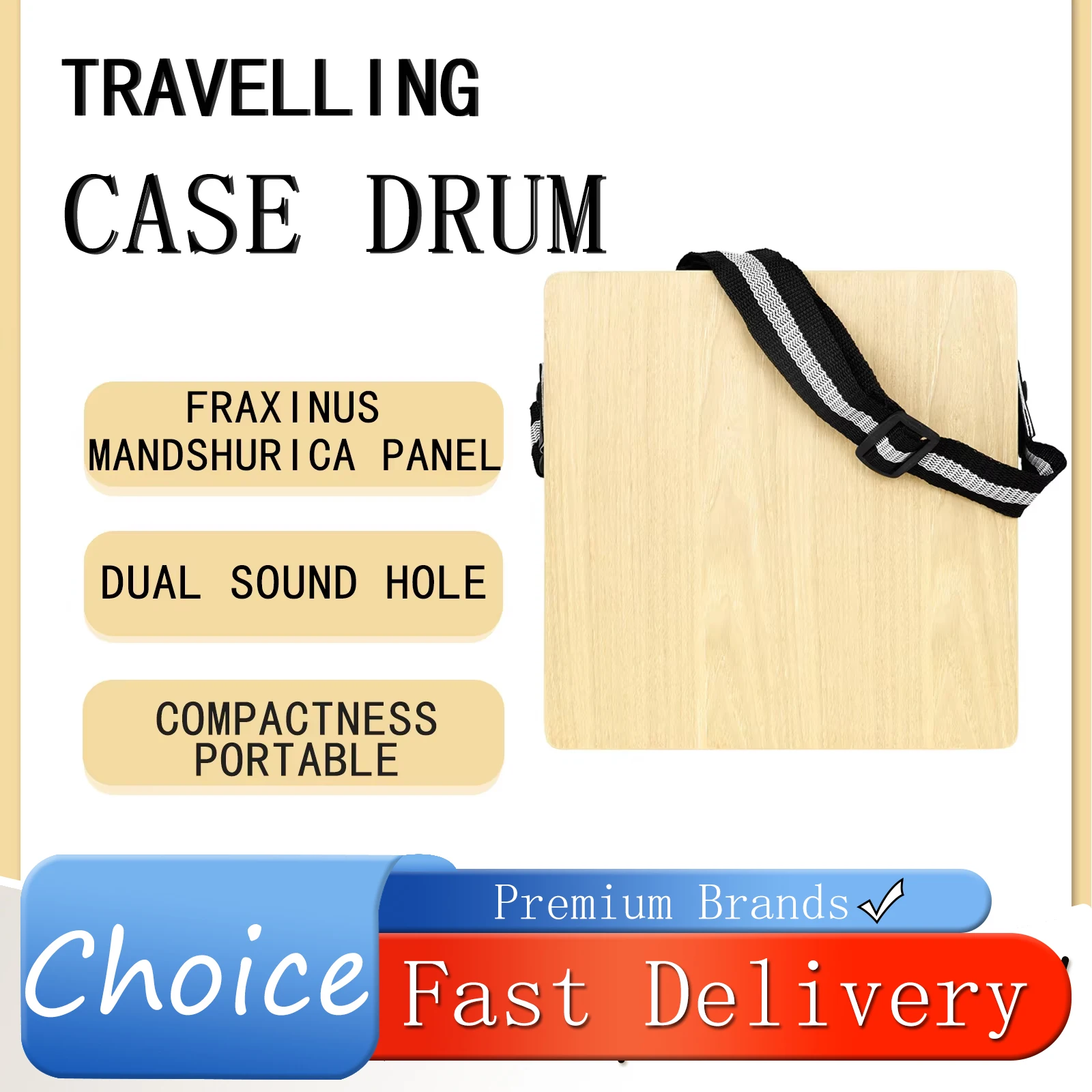 SLADE Traveling Case Drum Portable Cajon Drum Compact Ashtree Cajon Box Drum Tambourine Hand Percussion Instrument with Strap
SLADE Traveling Case Drum Portable Cajon Drum Compact Ashtree Cajon Box Drum Tambourine Hand Percussion Instrument with Strap