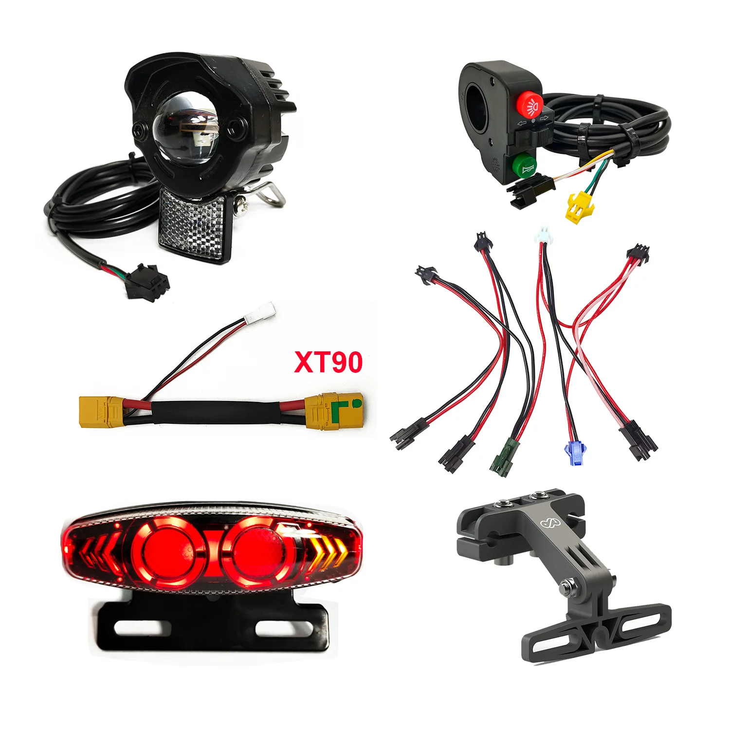 Electric Bicycle Headlight With Horn Ebike Tail Light And Turn Light Signal Brake Light Three-in-one Switch With Bracket
Electric Bicycle Headlight With Horn Ebike Tail Light And Turn Light Signal Brake Light Three-in-one Switch With Bracket