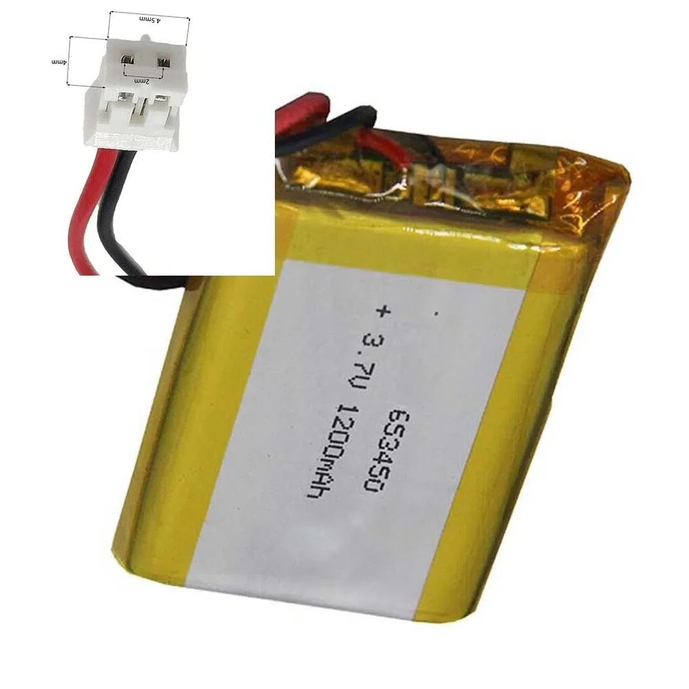 Rechargeable 3.7V 1200Mah 653450 Polymer Ion Battery For MP3 MOBILE POWER CHARGING TREASURE POWER ELECTRIC TOYS SMART WATCH
Rechargeable 3.7V 1200Mah 653450 Polymer Ion Battery For MP3 MOBILE POWER CHARGING TREASURE POWER ELECTRIC TOYS SMART WATCH