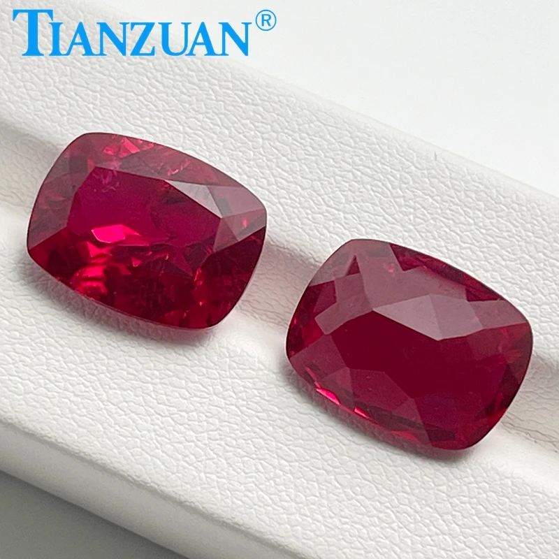 Lab Grown Ruby Antique Cushion Shape 5# Red Color Artificial Ruby Stone with Inculsions Loose Stone for Jewelry Making
Lab Grown Ruby Antique Cushion Shape 5# Red Color Artificial Ruby Stone with Inculsions Loose Stone for Jewelry Making
