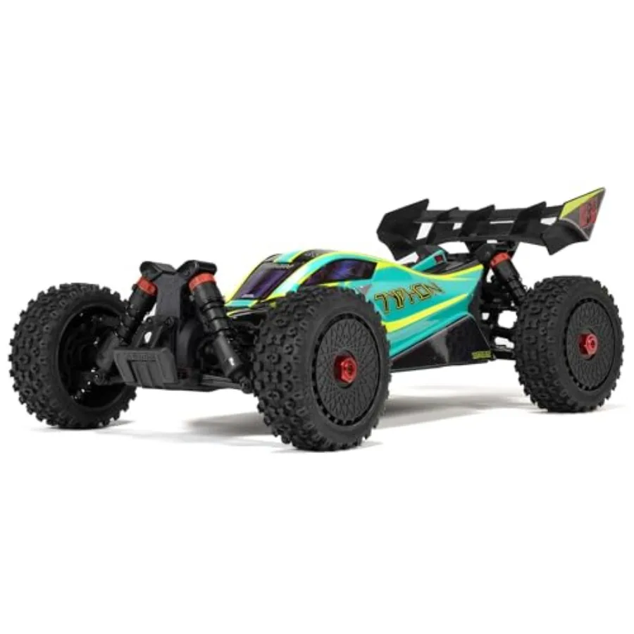 RC Car 1/8 Typhon 4X4 223S BLX BRUSHLESS Buggy RTR with DSC Green Off-Road Racing Vehicle High-Speed Performance