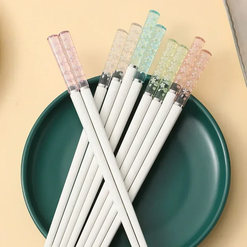 5 Pair Amber Sakura Chopsticks Japanese Cherry Blossom Pattern Chopsticks Reusable Food Sticks Kitchen Tableware
5 Pair Amber Sakura Chopsticks Japanese Cherry Blossom Pattern Chopsticks Reusable Food Sticks Kitchen Tableware